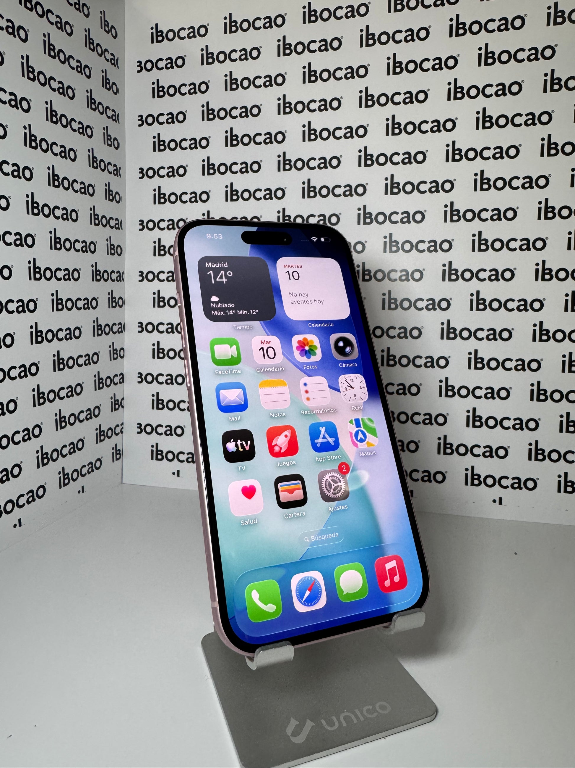 iPhone 15 128GB Rosa Batería: 89%